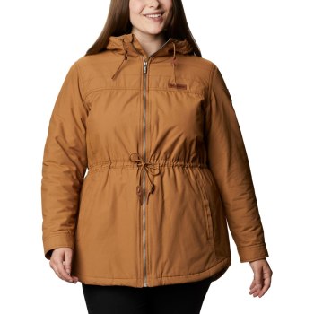 Columbia Ženske Jakne - Chatfield Hill Plus Size Smeđe | OWEY-57319